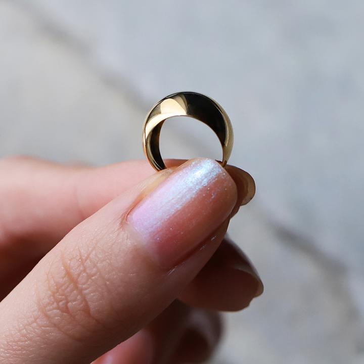 【土日限定2000円OFFクーポン有】 イヤーカフ 18金 イヤカフ k18 18k レディース ノンホール ピアス 月甲 甲丸 ピンクゴールド プラチナ 片耳 大ぶり | DEVAS | 02