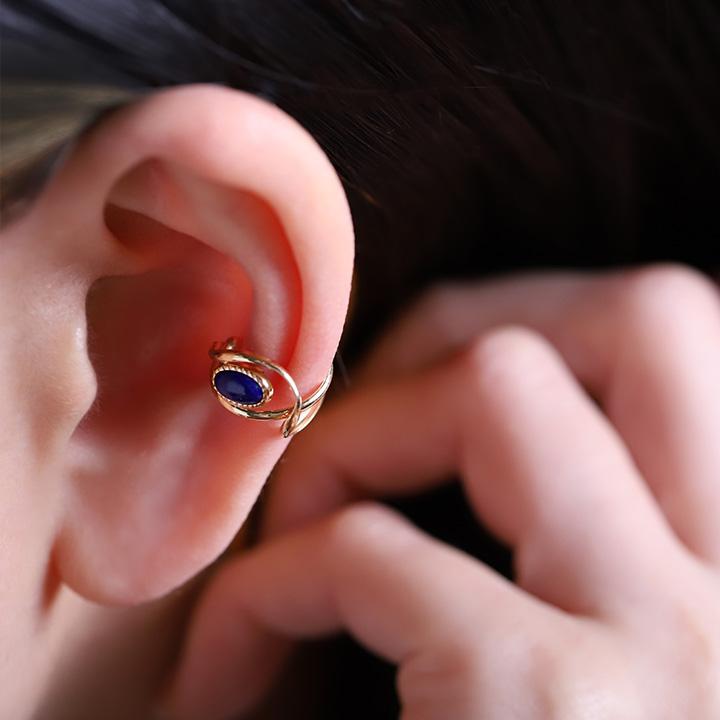 DEVAS 8月土日限定 7%クーポン▽ イヤーカフ 18金 イヤカフ k18