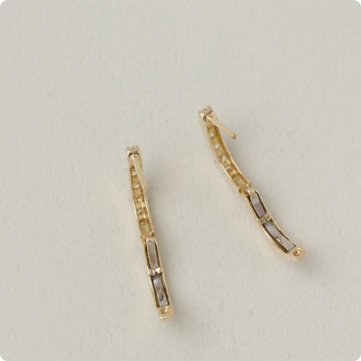 【土日限定8000円OFFクーポン有】 フープピアス 18k ピアス 18金 フープ k18 18金ピアス 中折れ ダイヤ 0.3ct k18ピアス レディース 【在庫限り】 | DEVAS | 04