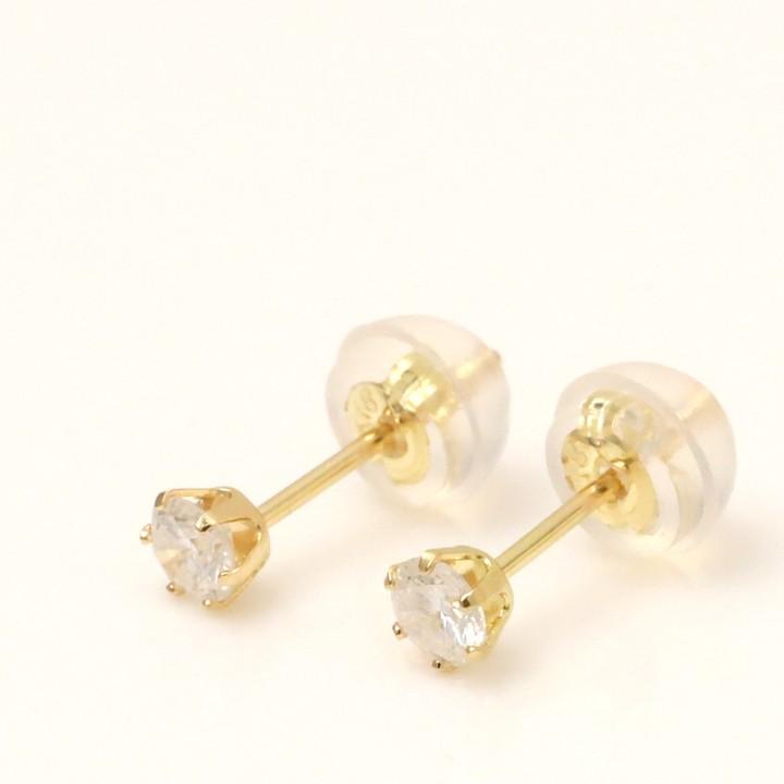 18金 ピアス k18 18金ピアス 18k ダイヤモンド サファイア ルビー エメラルド シンプル k18ピアス レディース ピアス18金 地金 ゴールド 18kピアス 小さめ 両耳 | DEVAS | 02