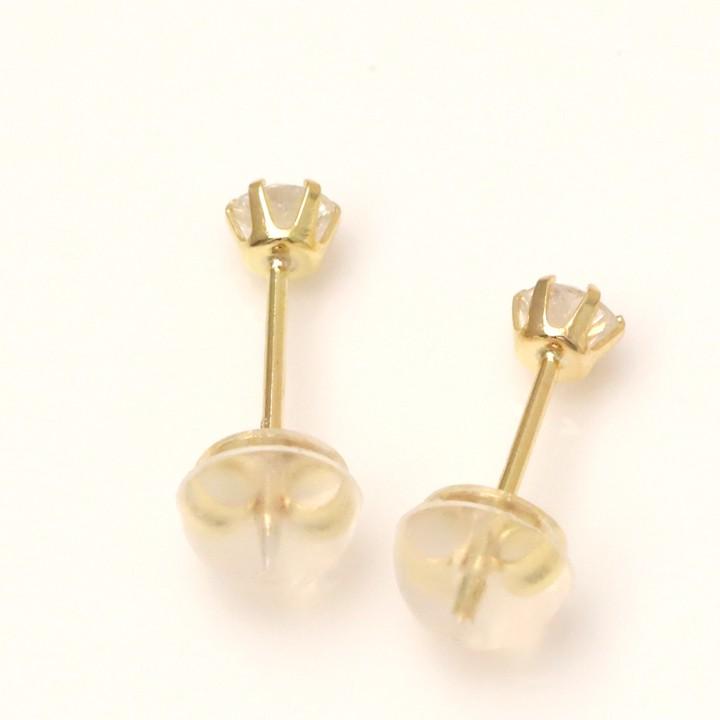 18金 ピアス k18 18金ピアス 18k ダイヤモンド サファイア ルビー エメラルド シンプル k18ピアス レディース ピアス18金 地金 ゴールド 18kピアス 小さめ 両耳 | DEVAS | 03