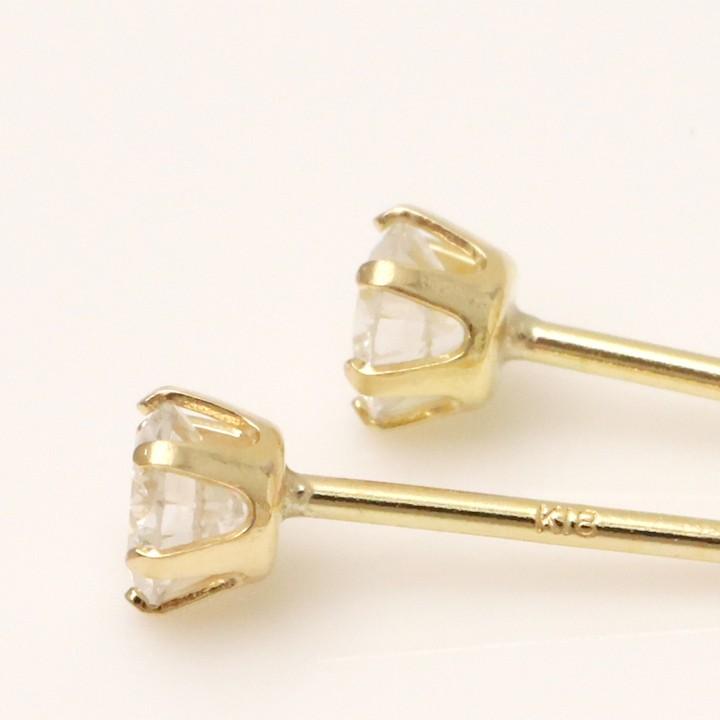 18金 ピアス k18 18金ピアス 18k ダイヤモンド サファイア ルビー エメラルド シンプル k18ピアス レディース ピアス18金 地金 ゴールド 18kピアス 小さめ 両耳 | DEVAS | 04
