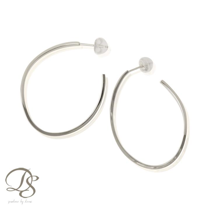 【土日限定3500円OFFクーポン有】 フープピアス 18k ピアス 18金 フープ k18 18金ピアス ひねり k18ピアス レディース ピアス18金 両耳 プラチナ ピンク | DEVAS | 10