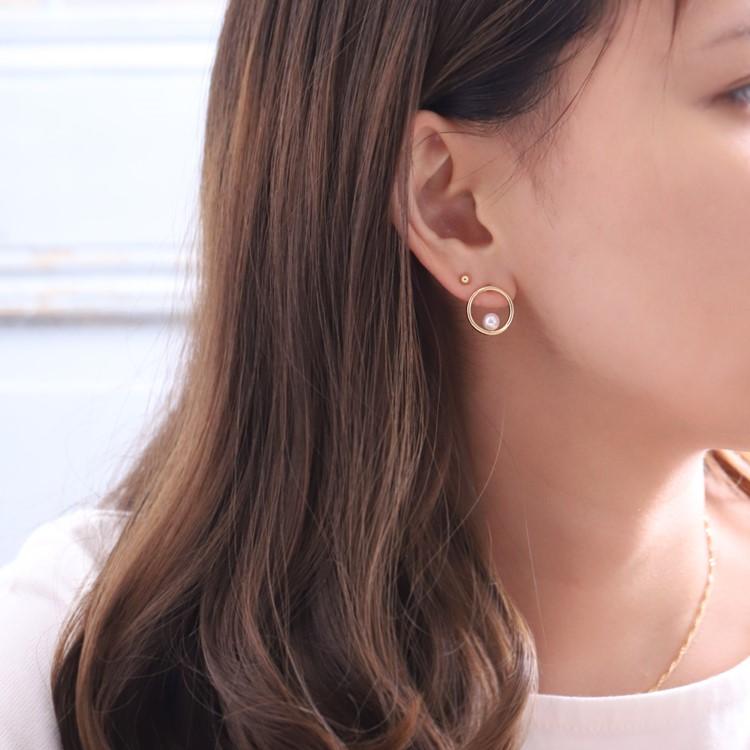 【土日限定2000円OFFクーポン有】 18金 ピアス k18 18金ピアス 18k あこや 真珠 パール k18ピアス レディース ピアス18金 つけっぱなし 両耳 セット | DEVAS | 13