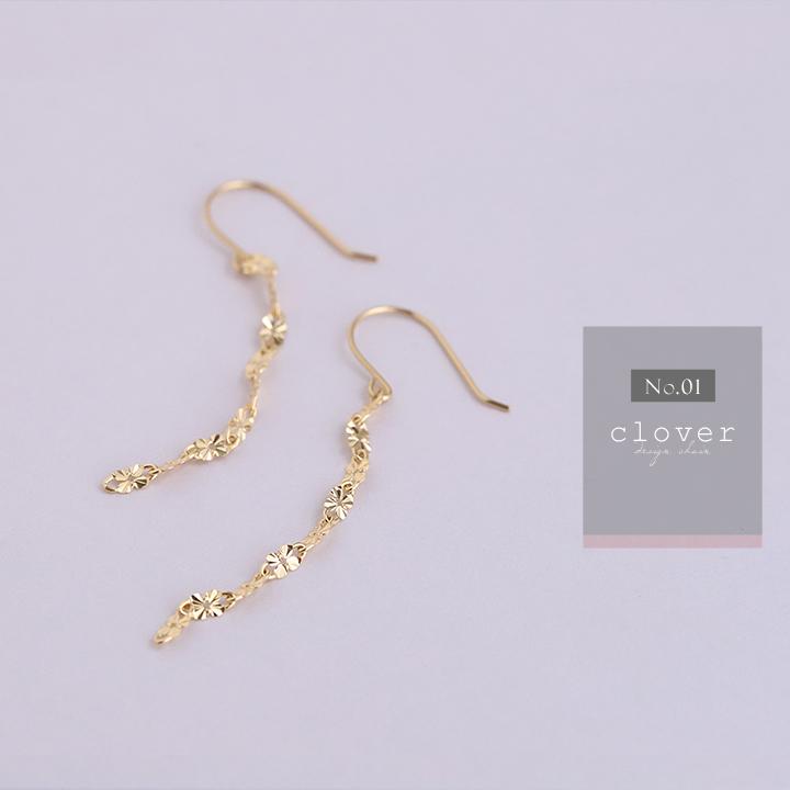 【土日限定1500円OFFクーポン有】 18金 ピアス k18 18金ピアス 18k フックピアス フック チェーン k18ピアス レディース ピアス18金 18kピアス 両耳 | DEVAS | 02