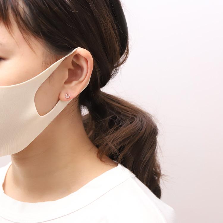 【土日限定2000円OFFクーポン有】 18金 ピアス k18 ピンクゴールド 18金ピアス 18k 馬蹄 ホースシュー k18ピアス レディース ピアス18金 両耳 セット | DEVAS | 04
