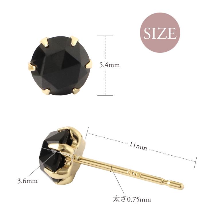 DEVAS 【2/4 値上げ対象】 18金 ピアス k18 18金ピアス 18k オニキス