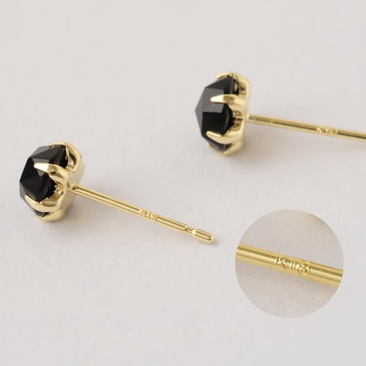 DEVAS 【2/4 値上げ対象】 18金 ピアス k18 18金ピアス 18k オニキス