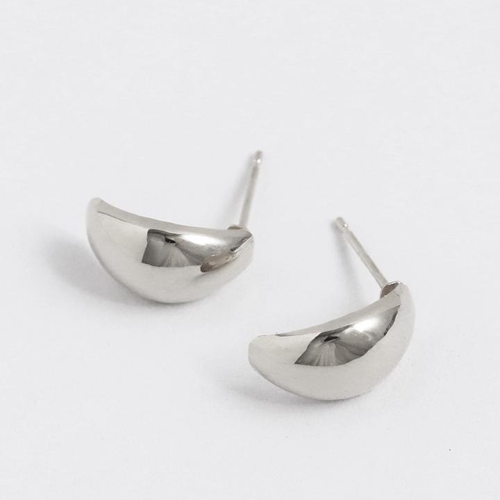 【土日限定1500円OFFクーポン有】 プラチナピアス ピアス プラチナ レディース 半月 月甲丸 ムーン プラチナ900 ピアスプラチナ おしゃれ 両耳 セット | DEVAS | 01