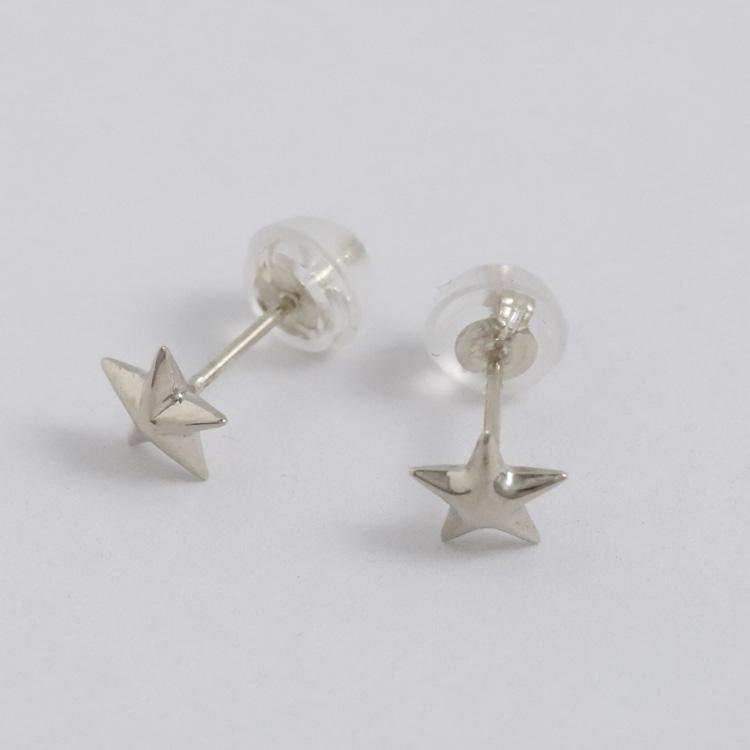 プラチナピアス ピアス プラチナ レディース 星 スター プラチナ950 ピアスプラチナ PT シンプル おしゃれ 小さめ 小さい 星ピアス スターピアス 両耳 セット | DEVAS | 06