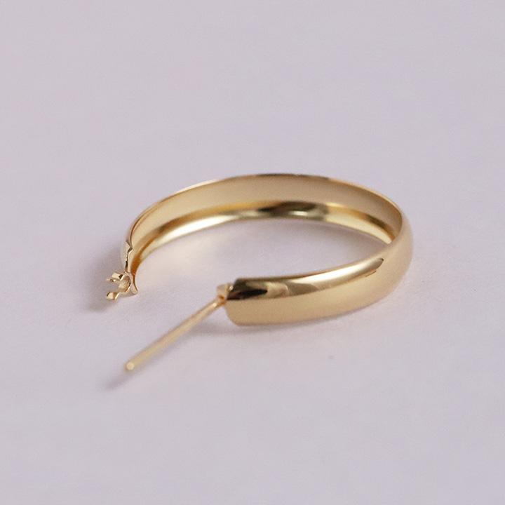 【土日限定3500円OFFクーポン有】 フープピアス 18k ピアス 18金 フープ k18 18金ピアス プラチナ k18ピアス レディース ピアス18金 大きい 両耳 セット | DEVAS | 06