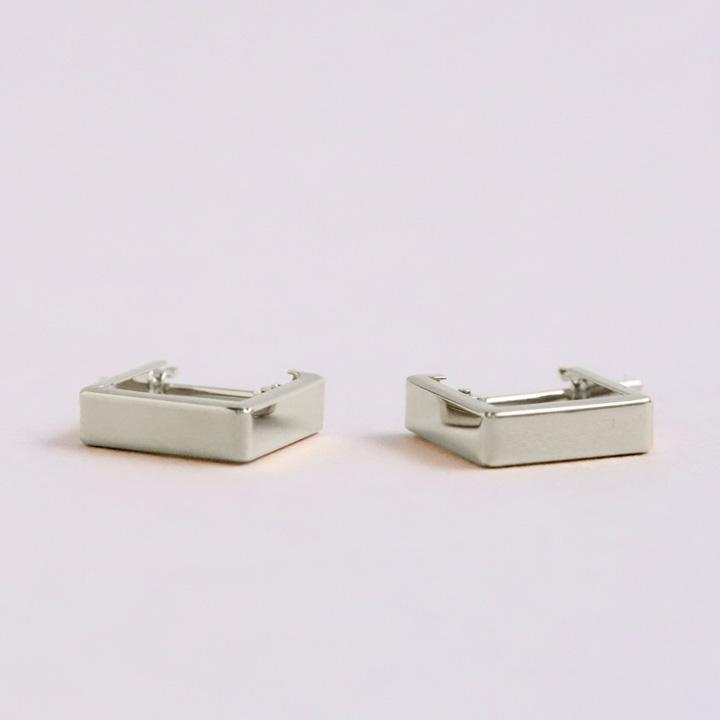 【土日限定1500円OFFクーポン有】 プラチナピアス ピアス プラチナ レディース スクエア フープ 四角 プラチナ900 ピアスプラチナ PT シンプル | DEVAS | 03