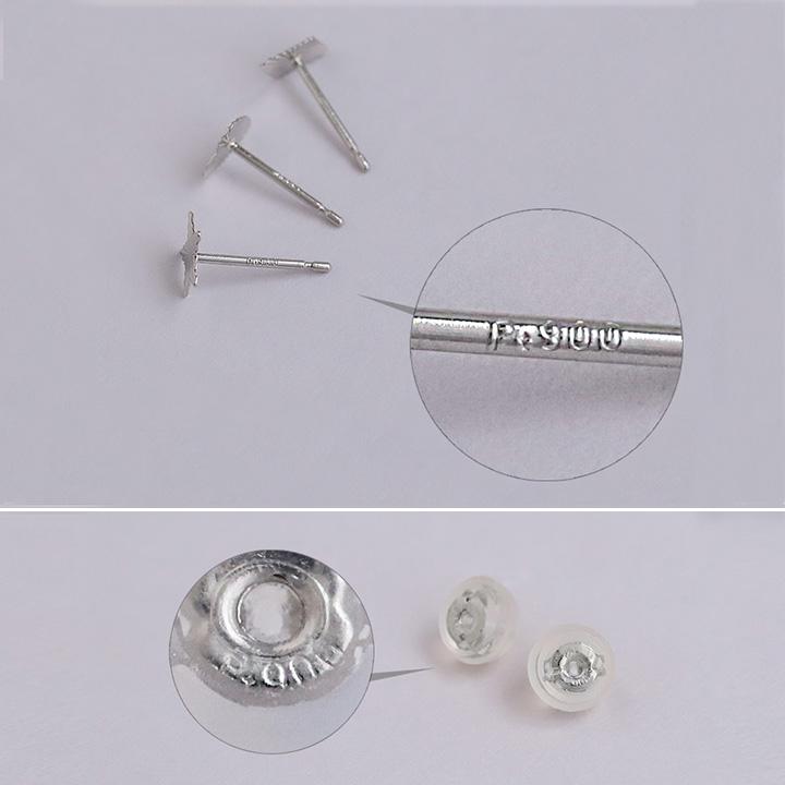 プラチナピアス ピアス プラチナ レディース 星 ハート ひし形 放射線模様 プラチナ900 ピアスプラチナ PT シンプル | DEVAS | 07