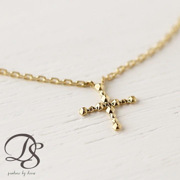 【土日限定3500円OFFクーポン有】 18金 アンクレット k18 18k レディース クロス18金アンクレット シンプル 普段使い 18 金 チェーン k18アンクレット | DEVAS