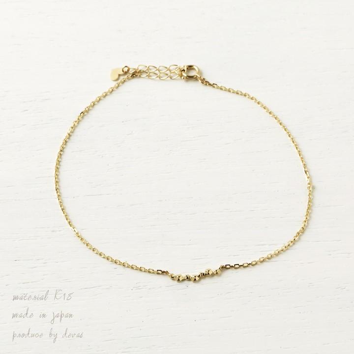 【土日限定3500円OFFクーポン有】 18金 アンクレット k18 18k レディース流れ星 スター 流星 18金アンクレット シンプル 普段使い 18 金 チェーン | DEVAS | 01
