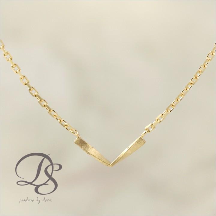 18金 アンクレット k18 18k レディースVシェイプ ツイスト 18金アンクレット シンプル 普段使い 18 金 チェーン | DEVAS