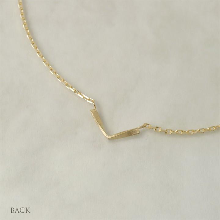 18金 アンクレット k18 18k レディースVシェイプ ツイスト 18金アンクレット シンプル 普段使い 18 金 チェーン | DEVAS | 05
