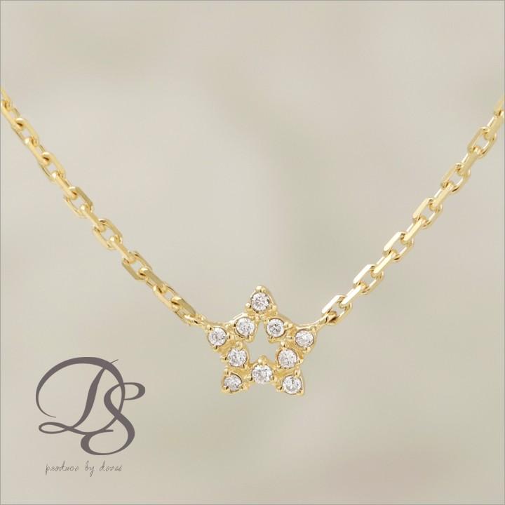 【土日限定3500円OFFクーポン有】 18金 アンクレット k18 18k レディース スター 星 10石 ダイヤモンド 18金アンクレット 普段使い 18 金 チェーン | DEVAS