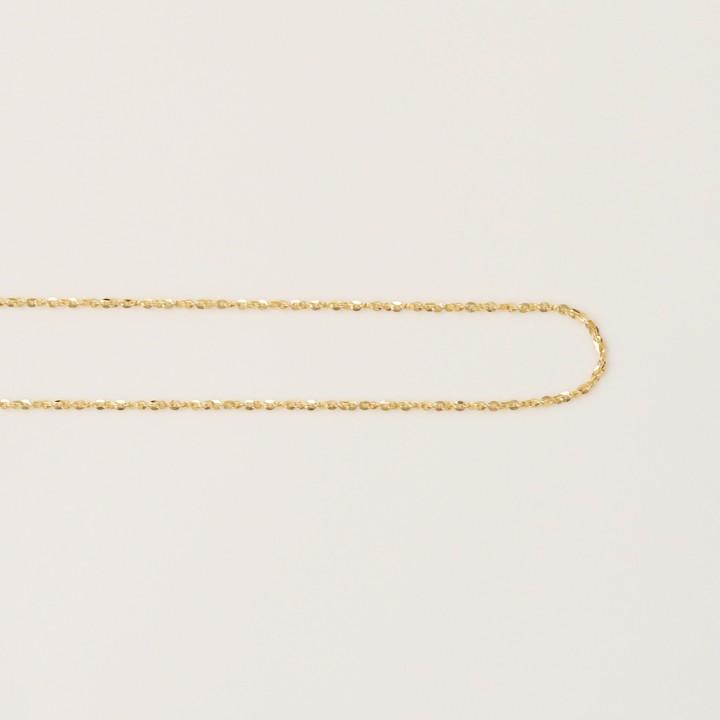 【土日限定2000円OFFクーポン有】 18金 アンクレット k18 18k レディース ツイストあずきチェーン 1.2mm 18金アンクレット チェーン k18アンクレット | DEVAS | 03