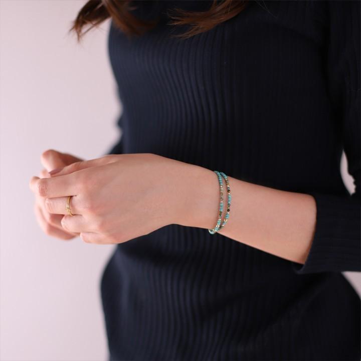 DEVAS 18金 ブレスレット k18 18金ブレスレット 18k 天然石