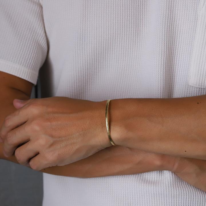【土日限定8000円OFFクーポン有】 k18 バングル 18金 ブレスレット レディース 18k 18金バングル M 3.5mm幅 4種類から選べるテクスチャー メンズ 地金 | DEVAS | 06