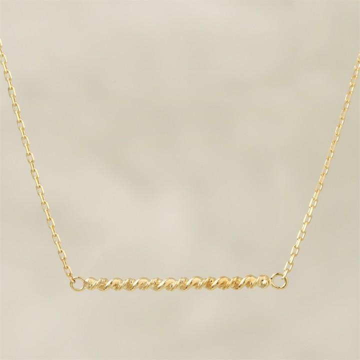 【土日限定2000円OFFクーポン有】 18金 ブレスレット k18 18金ブレスレット 18k レディース ツイスト スパイラル チェーン ブレスレットレディース | DEVAS | 02