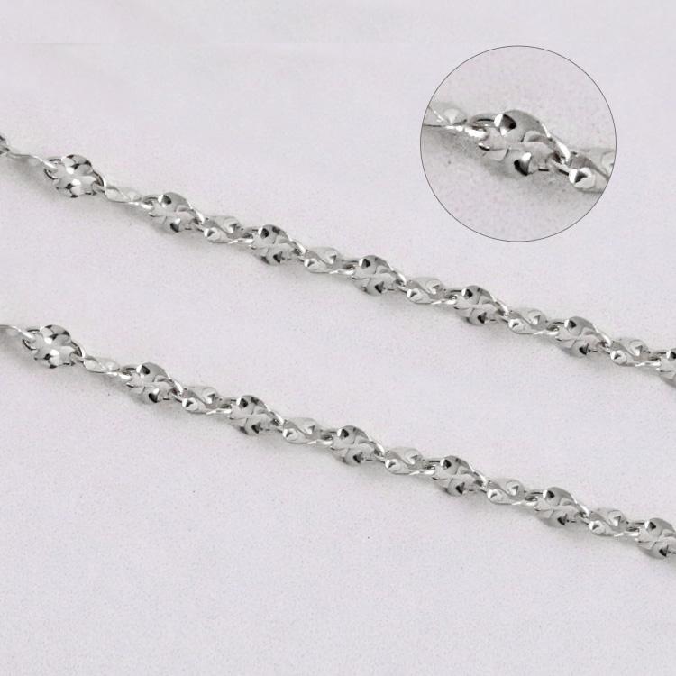 【土日限定1500円OFFクーポン有】 プラチナブレスレット レディース ブレスレット プラチナ 刻印 名入れ ブルームチェーン1.6mm幅 チェーン シンプル | DEVAS | 04