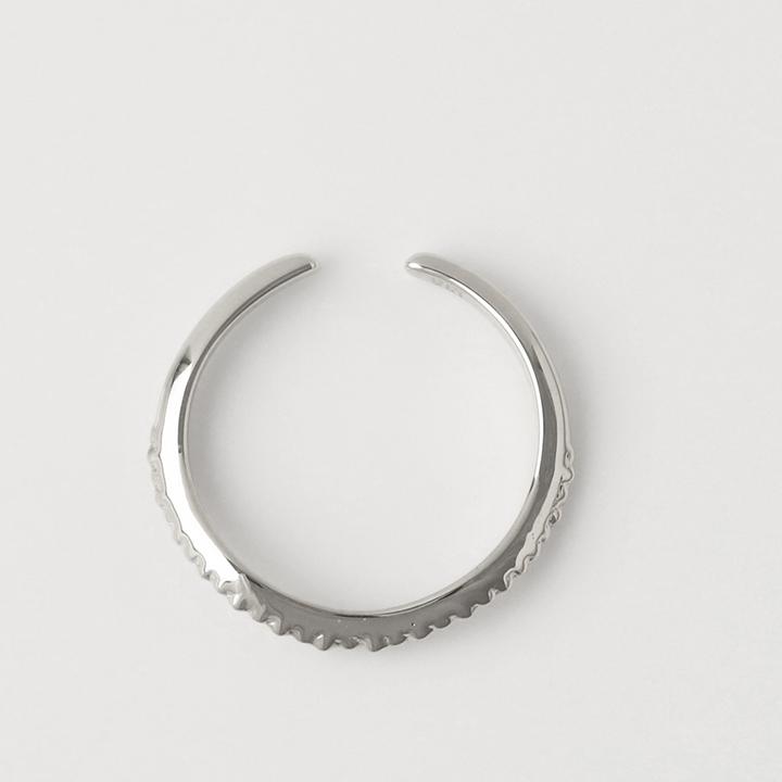 イヤーカフ シルバー イヤカフ silver レディース ノンホール ピアス ミルグレイン ウェーブ Silver925 ノンホールピアス シンプル ゴールド つけっぱなし 片耳 | DEVAS | 02