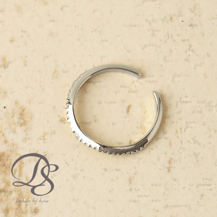 イヤーカフ プラチナ イヤカフ PT950 レディース プラチナ950 ノンホール ピアス ウェーブ  Pt950 ノンホールピアス シンプル 小さめ つけっぱなし 片耳 | DEVAS