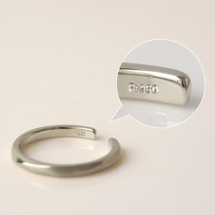 イヤーカフ プラチナ イヤカフ PT950 レディース プラチナ950 ノンホール ピアス ウェーブ ノンホールピアス 片耳 | DEVAS | 06