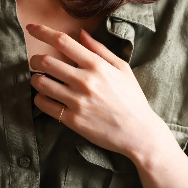 【土日限定2000円OFFクーポン有】 イヤーカフ 18金 イヤカフ k18 18k レディース ノンホール ピアス スパイラル ひねり ノンホールピアス 片耳 | DEVAS | 07