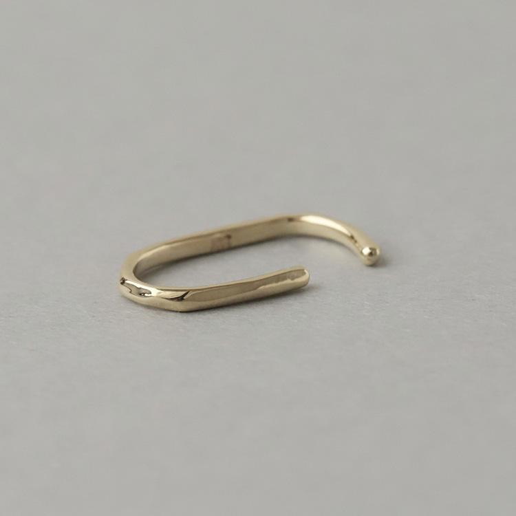 イヤーカフ 10金 イヤカフ k10 10k レディース ノンホール ピアス  フィット 10 金 ノンホールピアス シンプル ゴールド 小さめ つけっぱなし 【在庫限り】 | DEVAS | 04