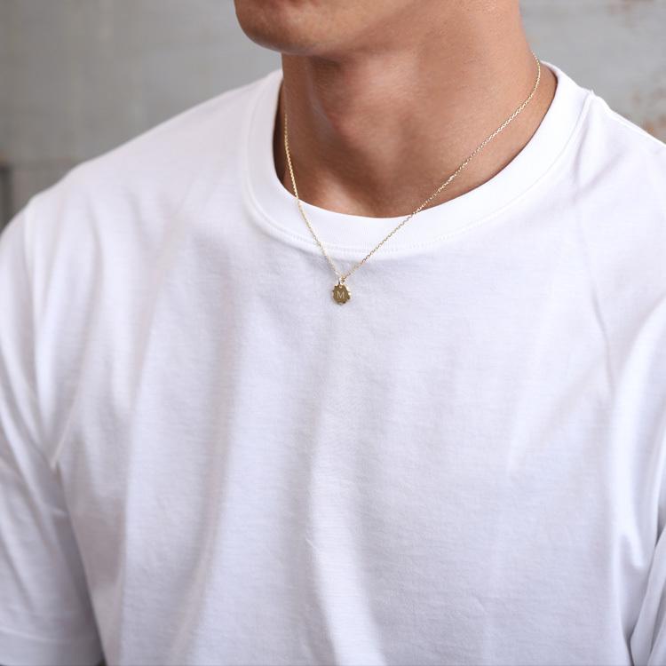 【土日限定3500円OFFクーポン有】 18金 ペンダントトップ k18 18k レディース イニシャル コイン コインペンダント インシャルネックレス 18 金 | DEVAS | 12