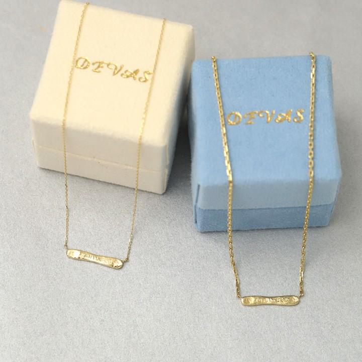 【土日限定5000円OFFクーポン有】 18金ネックレス k18 ネックレス 18金 レディース メンズ ペアネックレス刻印 ネームネックレス 名入れ 18k | DEVAS | 02