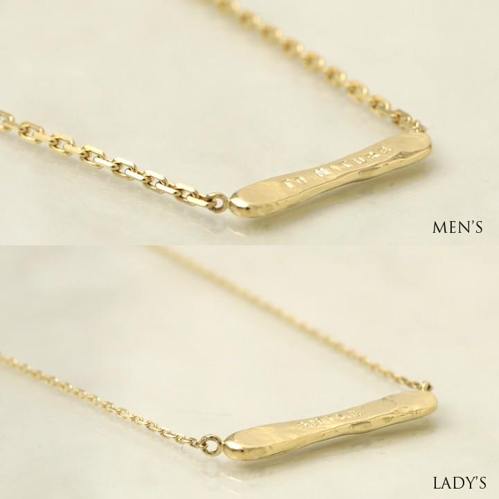 【土日限定5000円OFFクーポン有】 18金ネックレス k18 ネックレス 18金 レディース メンズ ペアネックレス刻印 ネームネックレス 名入れ 18k | DEVAS | 03