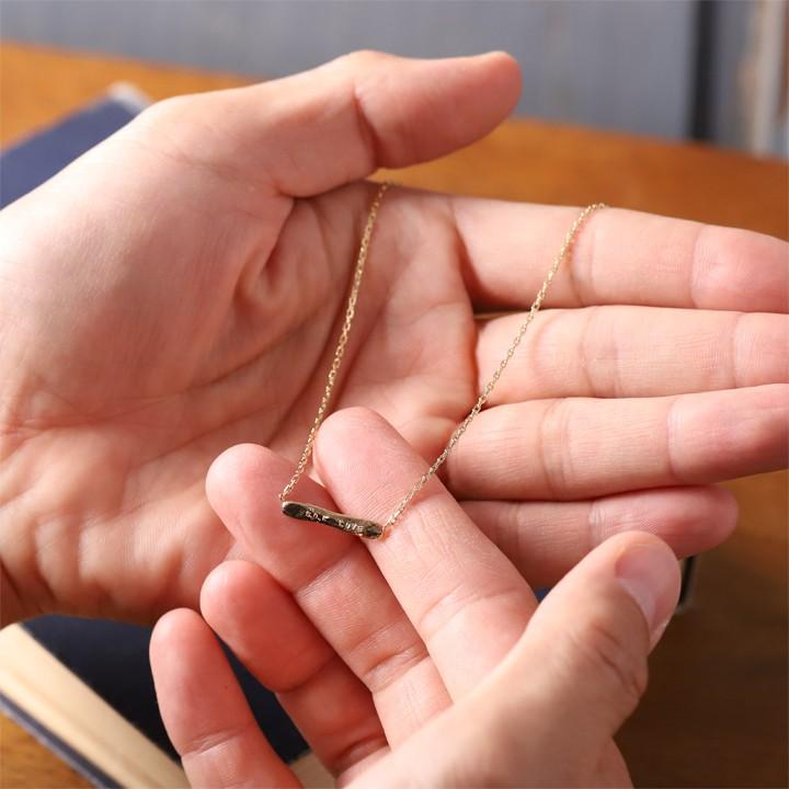 【土日限定5000円OFFクーポン有】 18金ネックレス k18 ネックレス 18金 レディース メンズ ペアネックレス刻印 ネームネックレス 名入れ 18k | DEVAS | 09