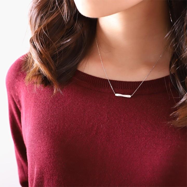 【土日限定3500円OFFクーポン有】 プラチナ ネックレス レディース プラチナネックレス 刻印 ネーム バーネームネックレス ネックレスレディース | DEVAS | 07