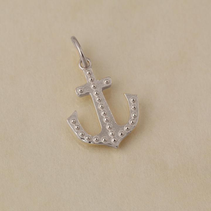 ペンダントトップ プラチナ ネックレス トップ ペンダント レディース Pt950 アンカー 錨 ミル打ち プラチナペンダント プラチナネックレストップ シンプル | DEVAS | 03
