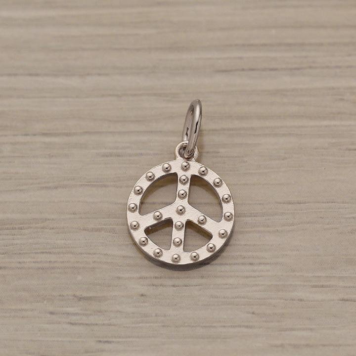 ペンダントトップ プラチナ ネックレス トップ ペンダント レディース Pt950 ピースマーク 平和 ミル打ち プラチナペンダント プラチナネックレストップ | DEVAS | 03