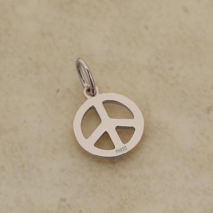 ペンダントトップ プラチナ ネックレス トップ ペンダント レディース Pt950 ピースマーク 平和 ミル打ち プラチナペンダント プラチナネックレストップ | DEVAS | 05