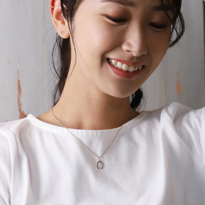 ペンダントトップ プラチナ ネックレス トップ ペンダント レディース Pt950 馬蹄 ホースシュー ミル打ち プラチナペンダント プラチナネックレストップ | DEVAS | 06