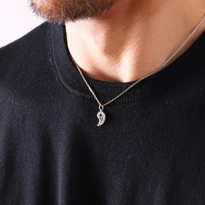 【6/14~15限定2000円OFFクーポン有】ペンダントトップ プラチナ ネックレス トップ ペンダント Pt950 勾玉 まがたま ミルグレイン プラチナペンダントの画像