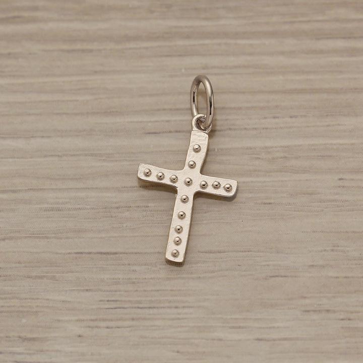 【6/14~15限定2000円OFFクーポン有】ペンダントトップ プラチナ ネックレス トップ ペンダント レディース Pt950 クロス ミルグレイン プラチナペンダントの画像