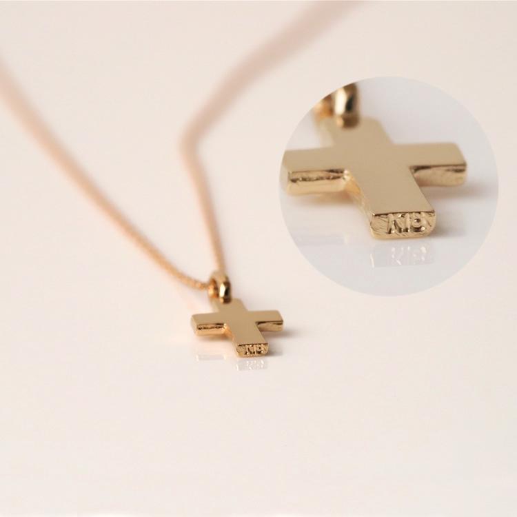 【土日限定1500円OFFクーポン有】 ペンダントトップ 18金 k18 ピンクゴールド 18金ネックレス ペンダント レディース クロス 18k 18金ペンダントトップ | DEVAS | 05