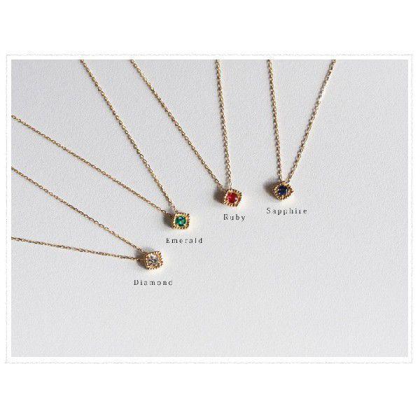 【土日限定3500円OFFクーポン有】 18金ネックレス k18 ネックレス 18金 レディース アンティーク エメラルド ダイヤモンド ルビー k18ネックレス 18k | DEVAS | 02