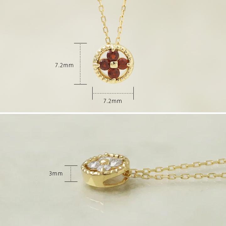 【土日限定3500円OFFクーポン有】 18金ネックレス k18 ネックレス 18金 レディース アンティーク エメラルド フラワー 花 k18ネックレス 18k | DEVAS | 09