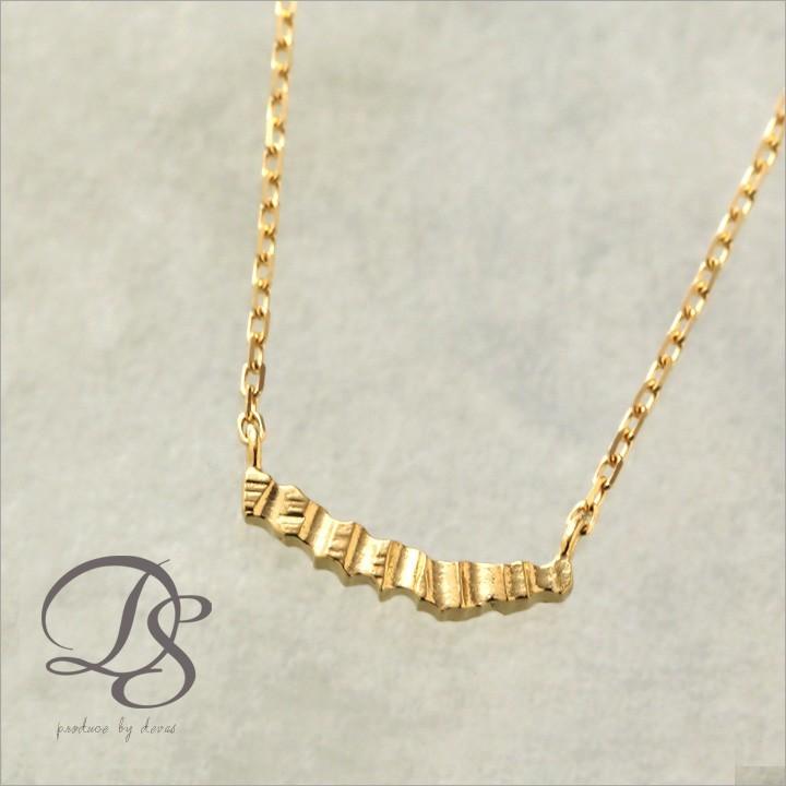 【土日限定3500円OFFクーポン有】 18金ネックレス k18 ネックレス 18金 レディース バー ストレート 18k シンプル あずきチェーン 小豆 k18ネックレス | DEVAS