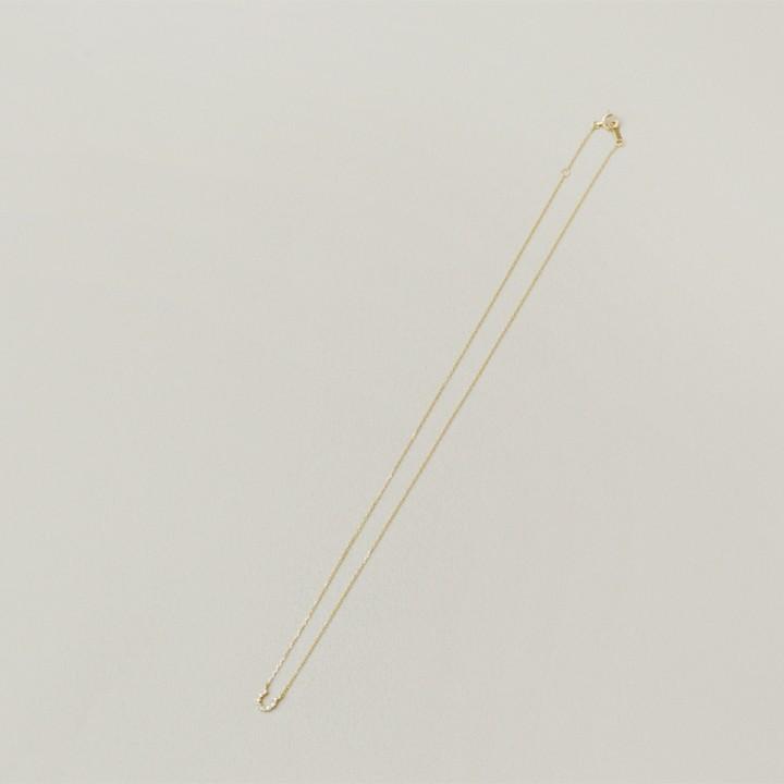 【土日限定3500円OFFクーポン有】 18金ネックレス k18 ネックレス 18金 レディース 馬蹄 ホースシュー ダイヤモンド 8石 18k あずきチェーン 小豆 | DEVAS | 05