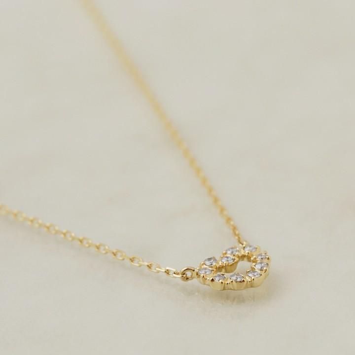 【土日限定3500円OFFクーポン有】 18金ネックレス k18 ネックレス 18金 レディース ハート オープンハート ダイヤモンド 18k あずきチェーン 小豆 | DEVAS | 03