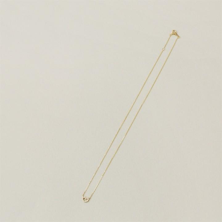 【土日限定3500円OFFクーポン有】 18金ネックレス k18 ネックレス 18金 レディース ハート オープンハート ダイヤモンド 18k あずきチェーン 小豆 | DEVAS | 05